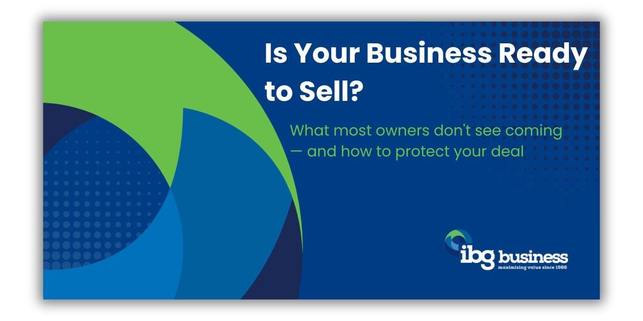 IBG Logo on blue background