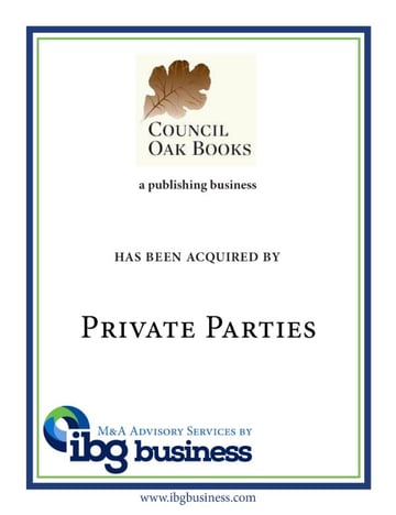 Council Oak Books