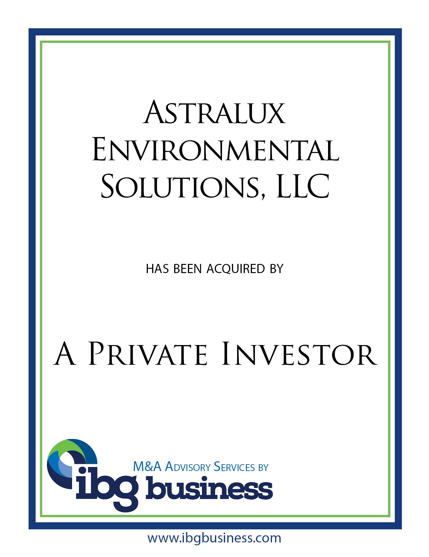 Astralux Environmental & PI