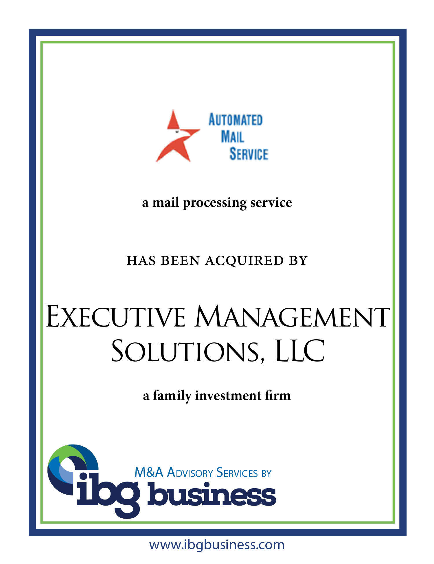 Automated Mail Services & Executive Management Solutions