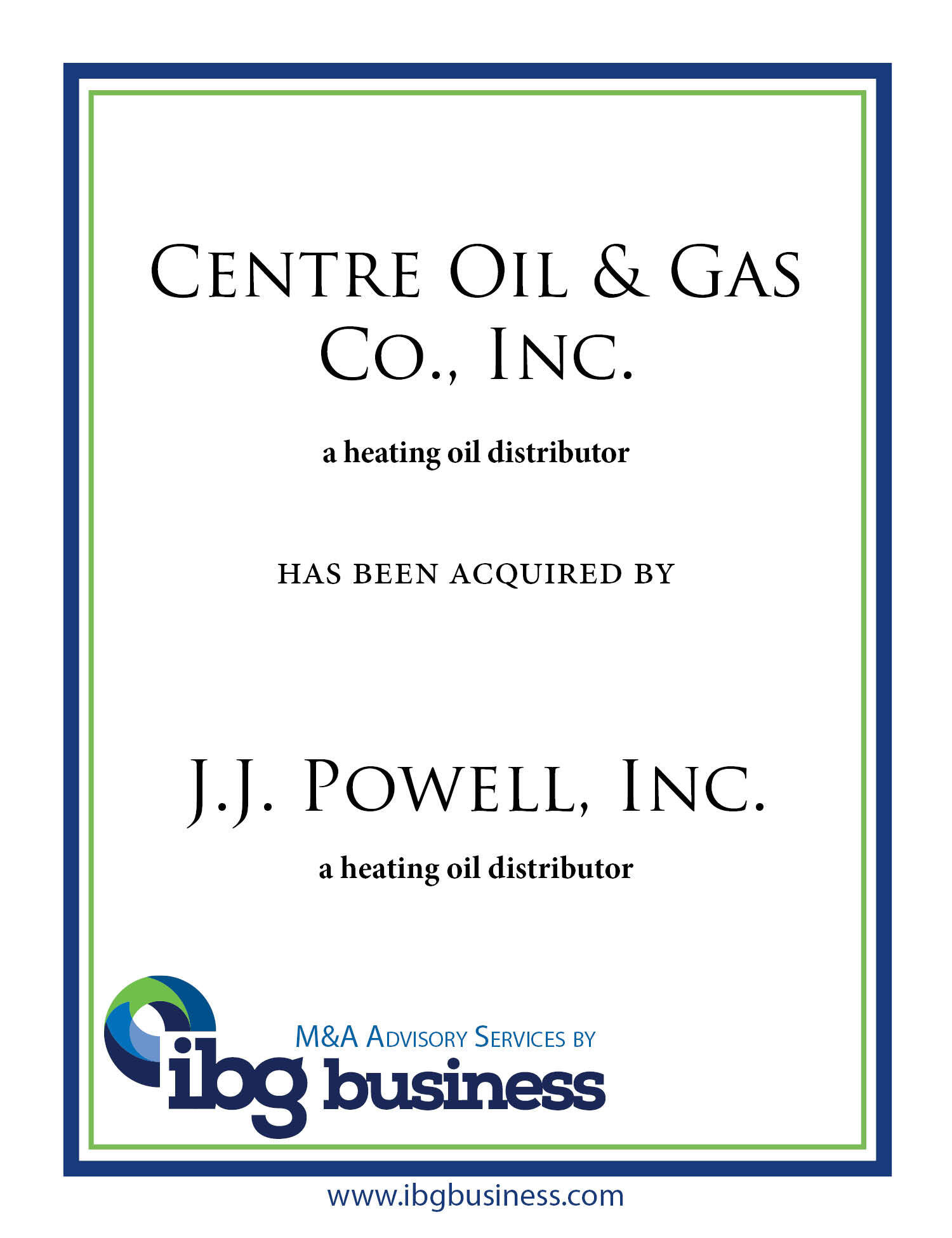 Centre Oil & JJ Powell-1