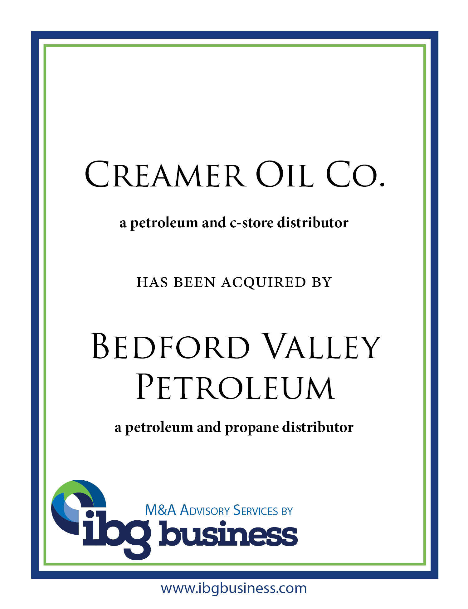 Creamer Oil & Bedford Valley-1