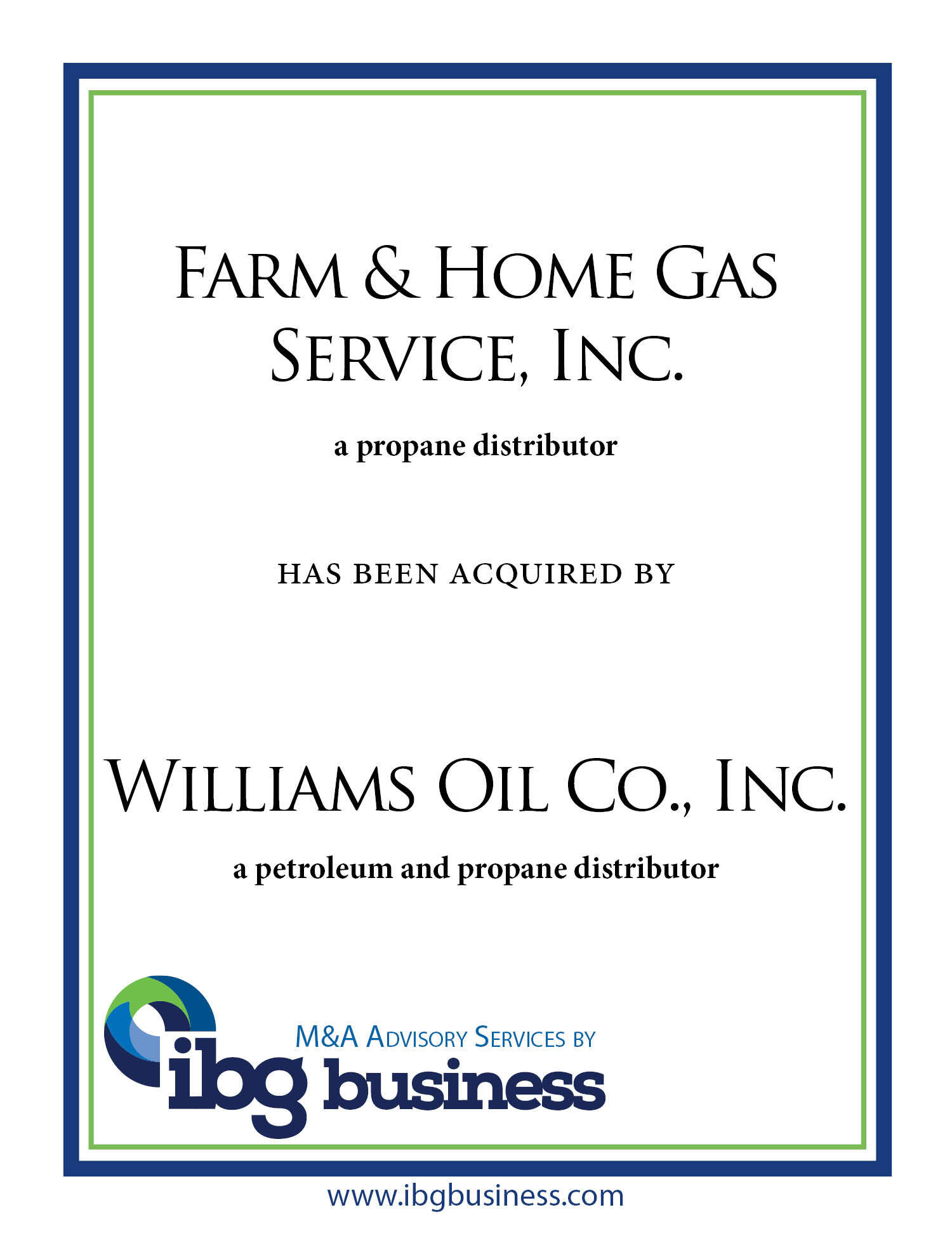 Farm & Home Gas & Williams Oil