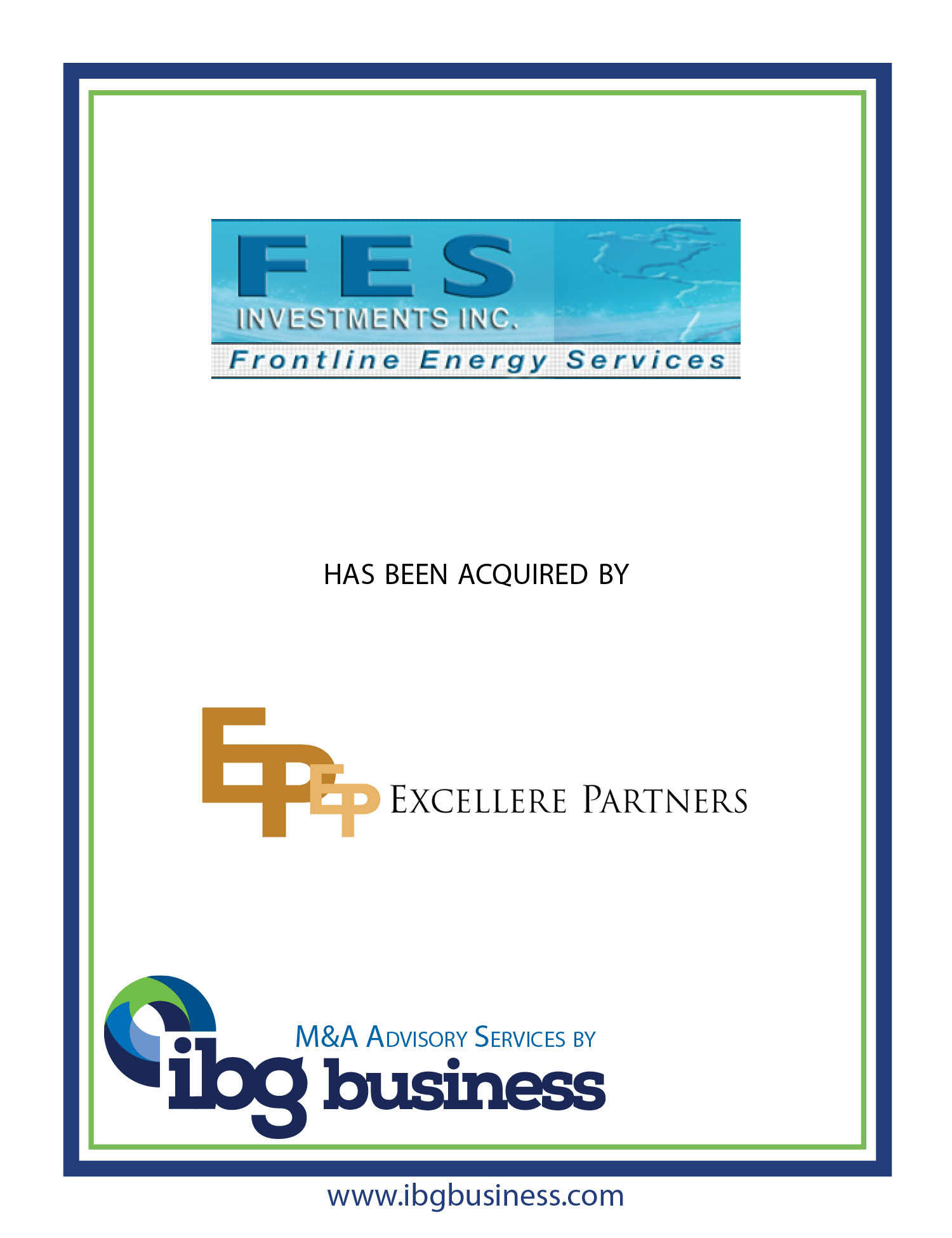 Frontline Energy Services & Excellere Partners