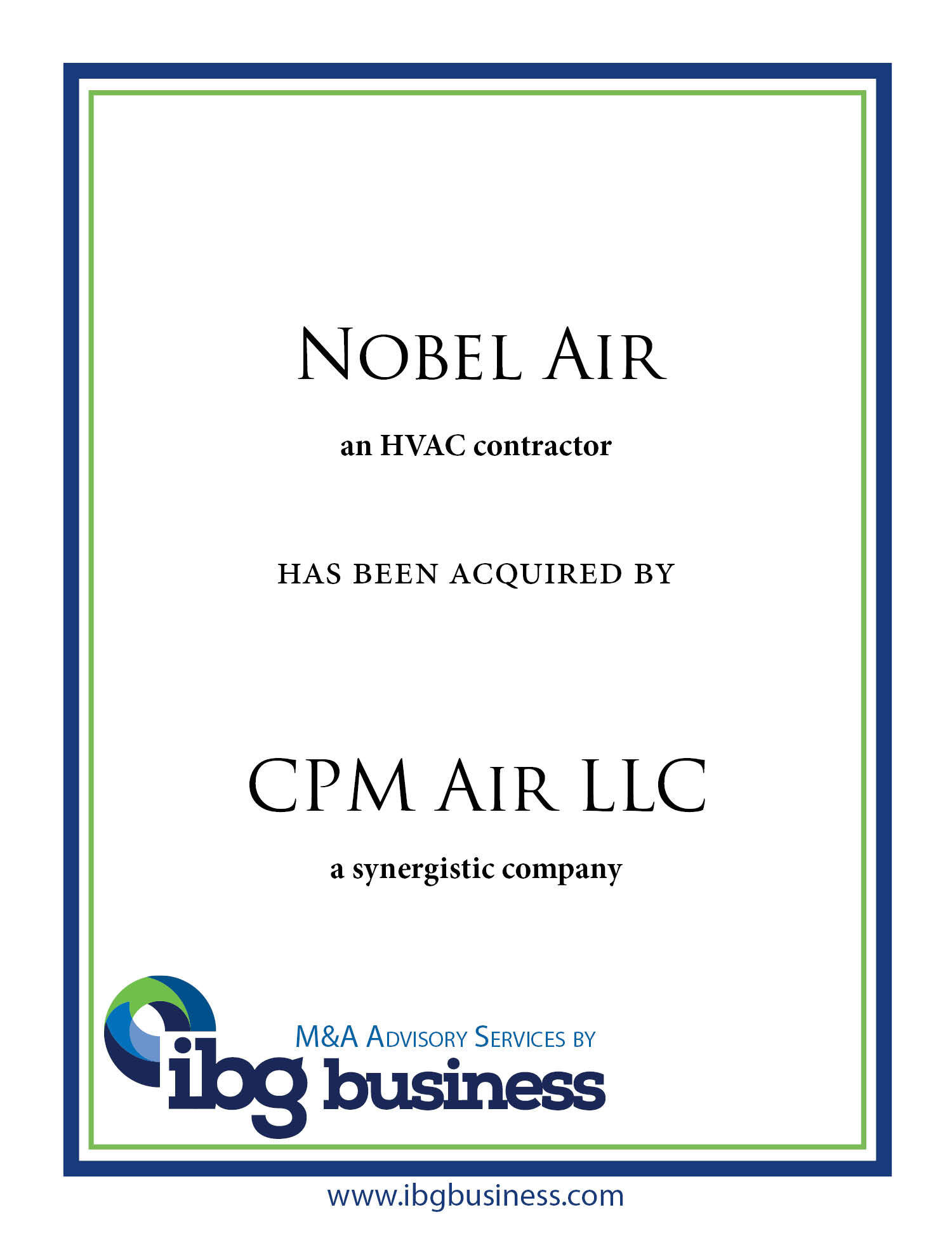 Nobel Air & CPM Air