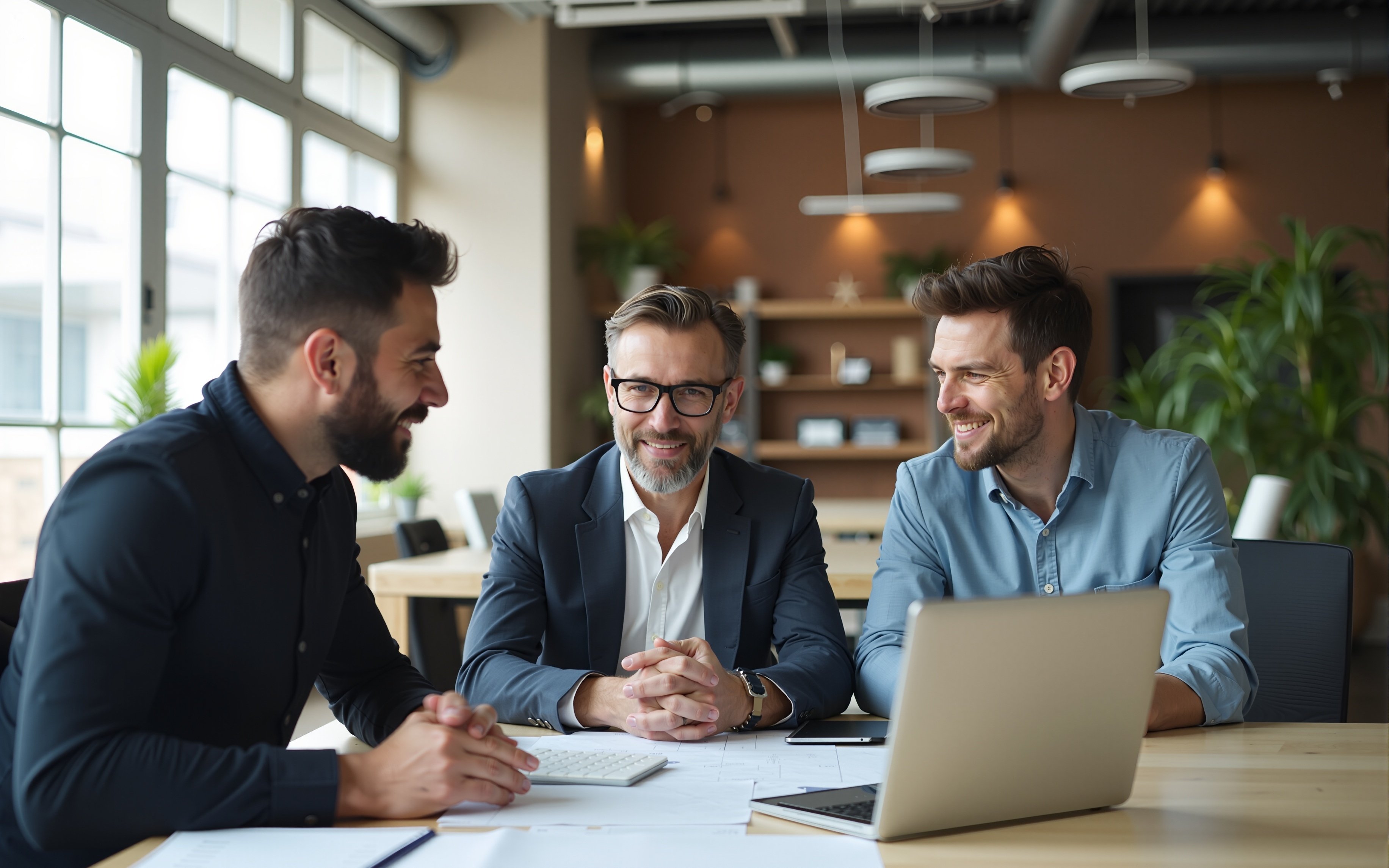 Business team discussing