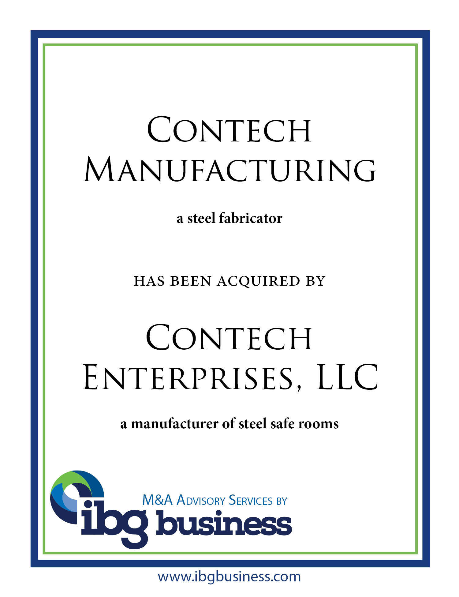 Contech Manufacturing & Contech Enterprises