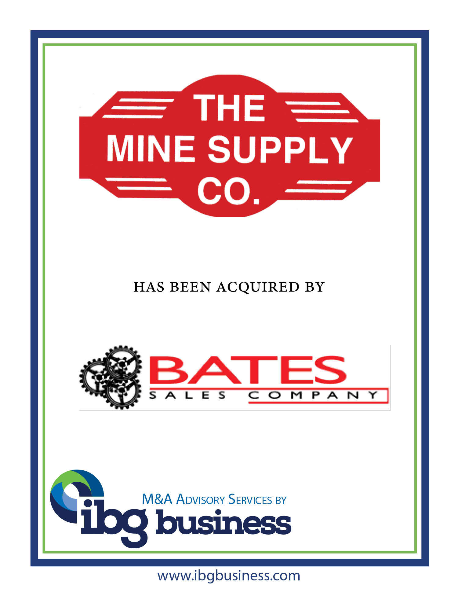 Mine Supply Co & Bates Sales